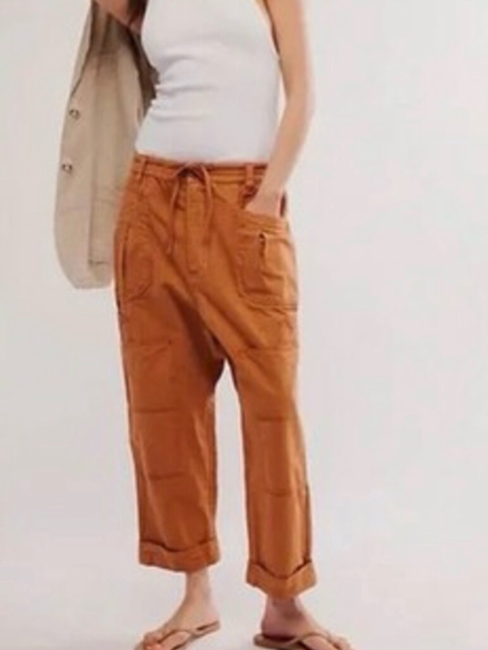 Free People Too True Cargo Pants, XS